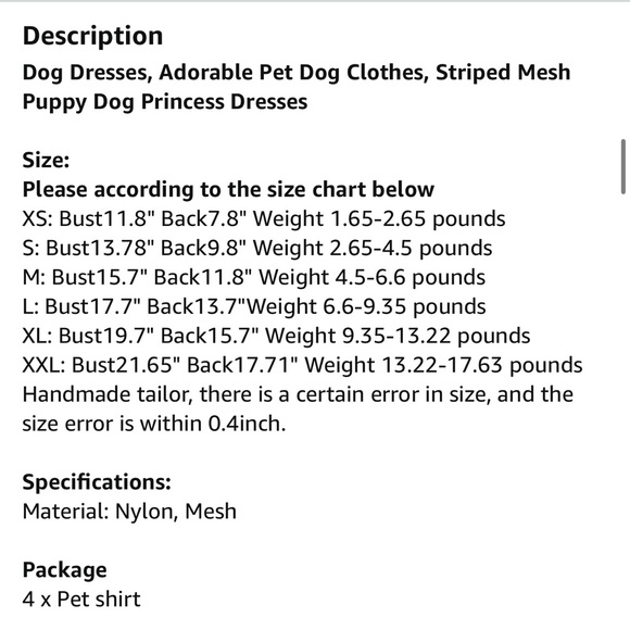 NWT - Fashion Pet Dog Clothes (Purple/Pink 4pack), X-Small - Picture 11 of 11